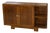 Vintage Art Deco Oak Side Table, 1940s For Sale