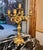Rococo Rococo Clock Garniture Set With Gilt Bronze Candelabras – 3 Pieces Set For Sale - Image 3 of 4