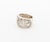Heart Motif Openwork Pave Diamond and 18k White Gold Ring For Sale In New York - Image 6 of 8
