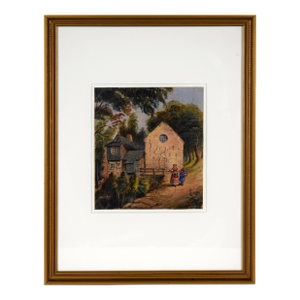 Detailed European Landscape by 19th Century French School