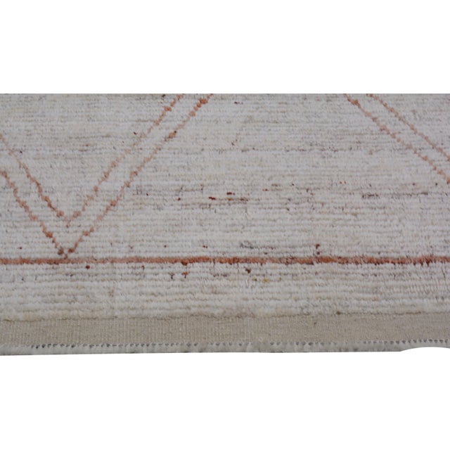 Moroccan Moroccan Hand Knotted Wool Rug, 9'9''x14' For Sale - Image 3 of 6