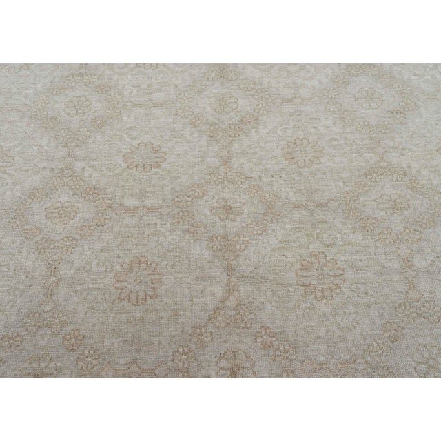 Oushak Rug 8' x 9'11" For Sale - Image 4 of 8
