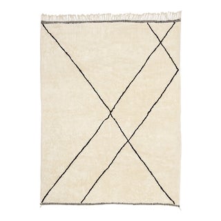 Hand-Knotted Wool Rug by Azele Studio For Sale