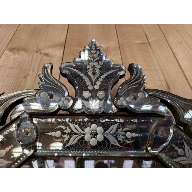 Venetian Napoleon III Mirror For Sale - Image 5 of 7