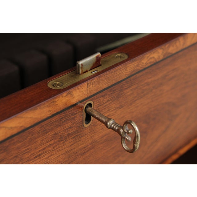 Henkel Harris Model 2365 Cherry 2 Piece Breakfront For Sale - Image 9 of 18