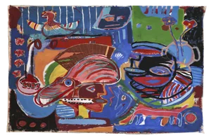 Alfonso Reyes, Jin-Jang of Love, Acrylic on Canvas