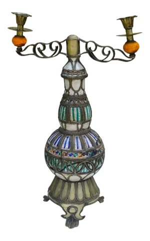 Antique Moorish Candleholders