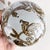 Ceramic Large Vintage Chinoiserie Porcelain Carpet Balls Brown White Floral Birds Fruit For Sale - Image 7 of 8