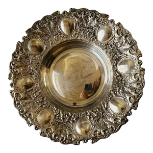 Vintage William Adams Spain Silver Plate Baroque Serving Tray