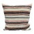 Turkish Hemp Pillow Cushion Natural Beige Dark Brown Pillow Cushion Cover 24"x24" For Sale