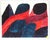 A striking large-scale original color woodcut by celebrated American printmaker Carol Summers (1925–2016), titled Rocky...