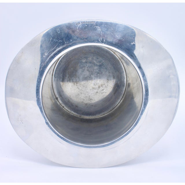 Metal 1970s Vintage French Kate Spade Top Hat “Bottoms Up” Ice Bucket For Sale - Image 7 of 8