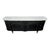 French Classic Demilune, Louis XVI Style French Buffet, Ebonized, Circa 1920 For Sale - Image 3 of 9