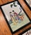 1960s Vintage Chinese Famille Rose Hand Painted and Framed Porcelain Tiles Set of 4 For Sale - Image 5 of 12