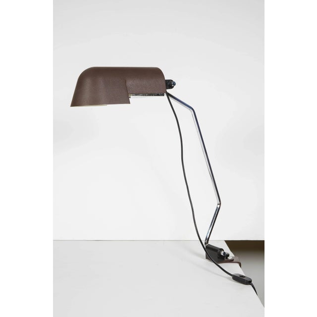 1970s Pala Desk Lamp by D. C. Arnoldi for Luci Illuminazione d'Interni of Italy For Sale In New York - Image 6 of 11