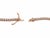 Timeless in form and dramatic in scale, this 10K Rose Gold tennis necklace is set with round lab-grown diamonds in a...