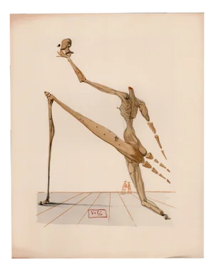 Salvador Dali, Bertran de Born, 1964, Original Woodcut
