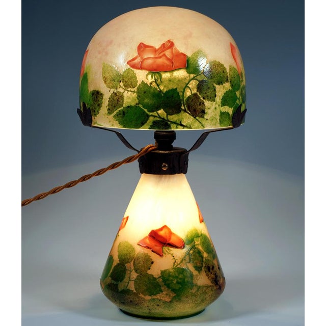 Art Nouveau Table Lamp from Daum Nancy, France, 1905 For Sale - Image 3 of 7