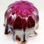 Large Glossy Purple Jacketed Fazzoletto Vase in Hand Worked Murano Glass For Sale - Image 7 of 8