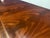 Classic Mahogany Scallop Cornered Dining Table by Leighton Hall - Showroom Sample For Sale - Image 16 of 16