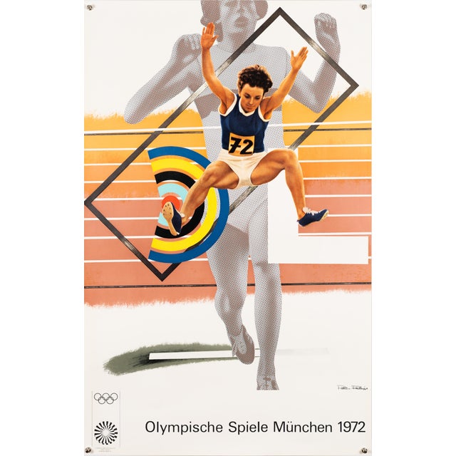 Olympia 1972 Olympic Poster from Peter Phillips For Sale - Image 9 of 9