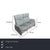 with this two-seater sofa from Mondo, you're getting a sofa designed for relaxing evenings watching TV or reading. The two...