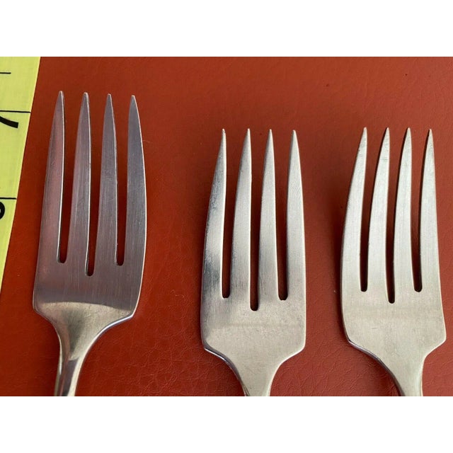 Looking for a great item to buy with your chairish coupon? Here is a set of 3 beautiful mid century sterling silver salad...