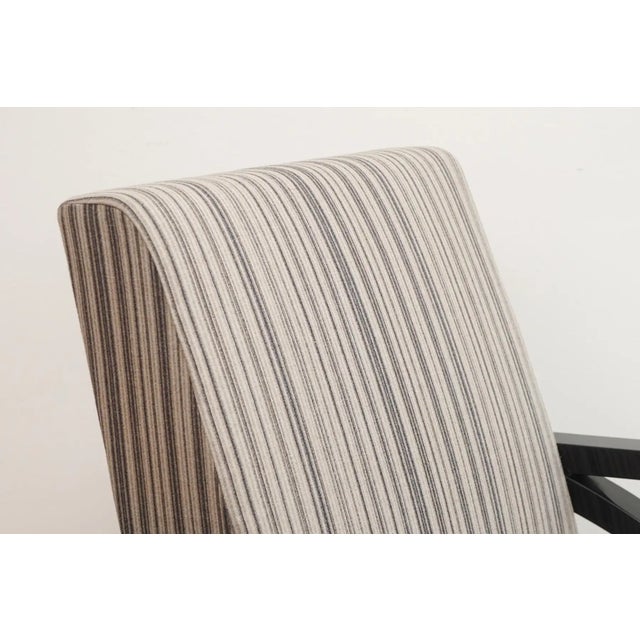 Black Art Deco Style Juniper Lounge Chair For Sale - Image 8 of 9