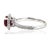 Late 20th Century AGL Certified Burma Ruby Ring, Size 6.75 For Sale - Image 4 of 5