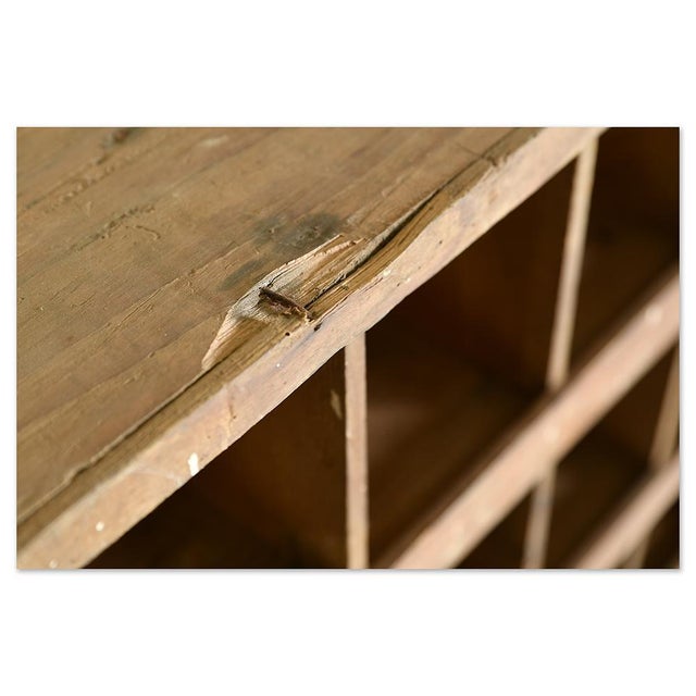 Wood Workshop Furniture with 132 Wooden Lockers For Sale - Image 7 of 9