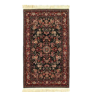 1970s Fine Hand Knotted Chinese Yazd Design Rug