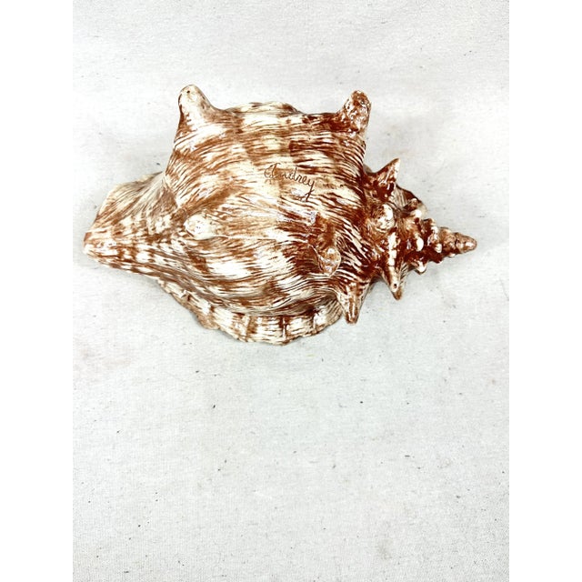 Brown Vintage Shell Cachepot For Sale - Image 8 of 9