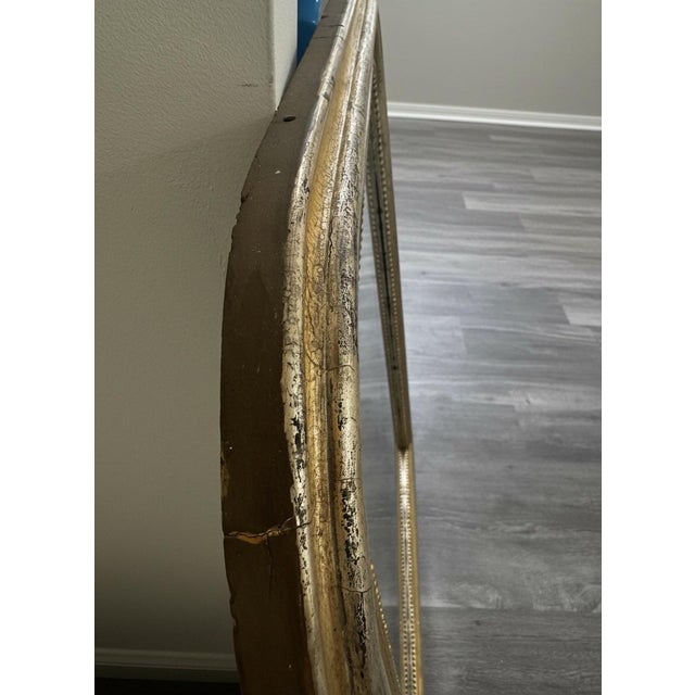 19th Century Louis Philippe Giltwood Wall Mirror For Sale - Image 11 of 11
