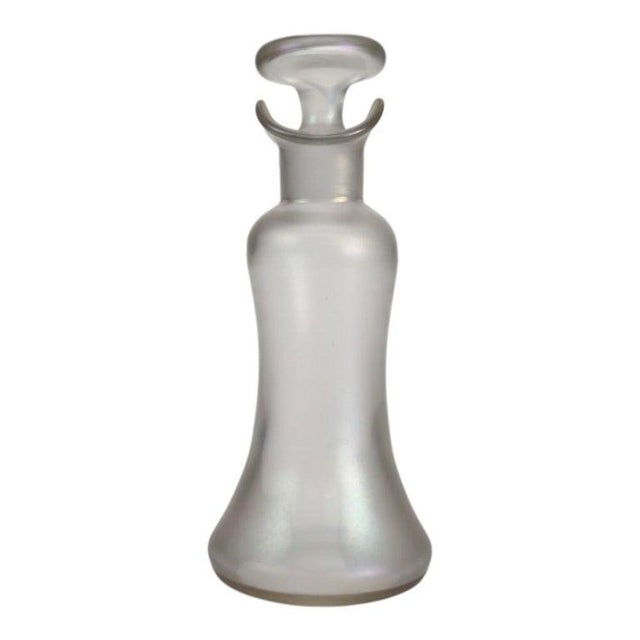 1920s Antique Steuben Verra De Soie Glass Decanter C1920 For Sale - Image 5 of 11