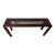 Vintage Macassar Ebony Console Table With Smoked Glass Inset Top by Baker Furniture For Sale