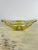 Mid-Century Murano glass centerpiece, Italian design of the 60s Intact and in excellent condition, ocher yellow and...