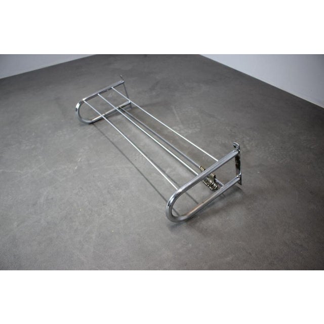 Vintage Bauhaus Chrome Wall Coat Hanger, 1930s For Sale - Image 4 of 6