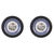Antique Porcelain Plates by Primavesi and Sons, 1860 For Sale - Image 5 of 5