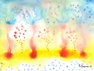 Oscar Arturo, Watercolor Abstract
