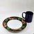 Ceramic 1990s Lynn Chase Designs Jaguar Jungle Fern & Jaguar 24k Rim 9 1/8" Luncheon Plate For Sale - Image 7 of 7