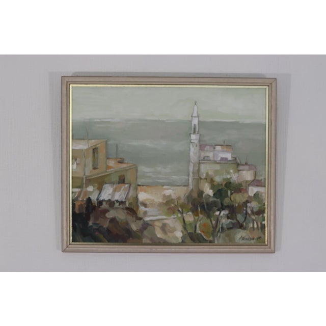 A. Vasilesck, By the Sea, 1990, Oil on Canvas, Framed For Sale - Image 6 of 18