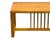 Sienna Solid Wood Light Brown Minimalistic Low Bench Coffee Table For Sale - Image 8 of 13