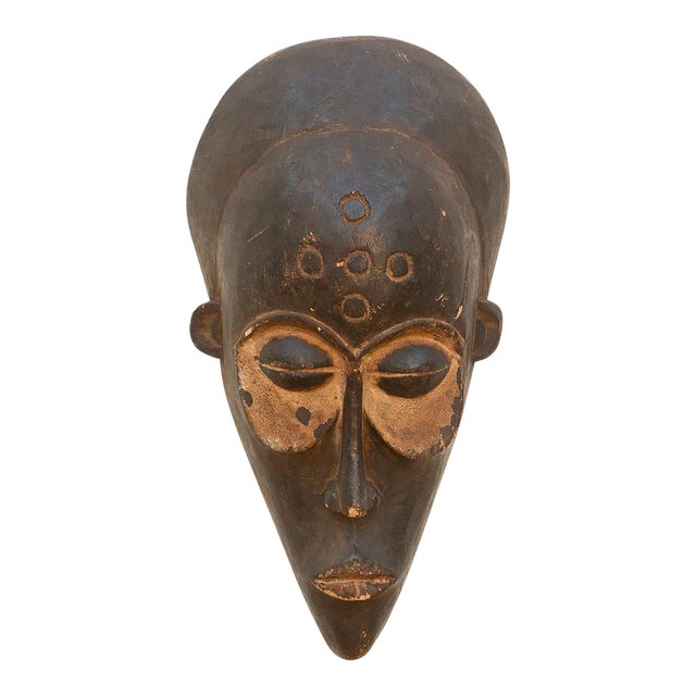 Carved Wood African Tribal Mask For Sale