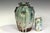 1930s Awaji Pottery Manipulated Drip Glaze Ring Handled Vase For Sale - Image 10 of 10