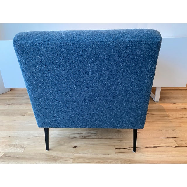 Room & Board Room and Board Blue Matteo Side Chair For Sale - Image 4 of 8