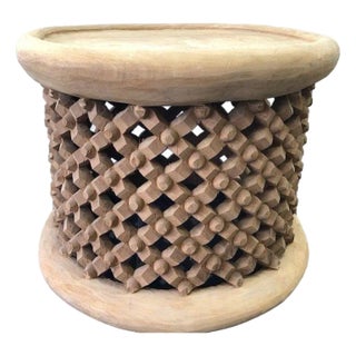 Contemporary Living Room Coffee Table . African Handmade Size Stool for Home Used For Sale
