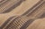 Modern striped beige and brown handmade wool rug by Doris Leslie Blau Size: 5'7" x 6'2" (170 × 187 cm) This tasteful rug...