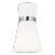 Modern AERIN By Visual Comfort Studio Clark 1-Light Bath Vanity Sconce in Brushed Nickel For Sale - Image 3 of 3