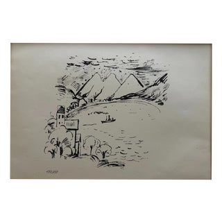 Max Pechstein, Travel Pictures Italy, Sheet 2, 1919, Lithograph For Sale