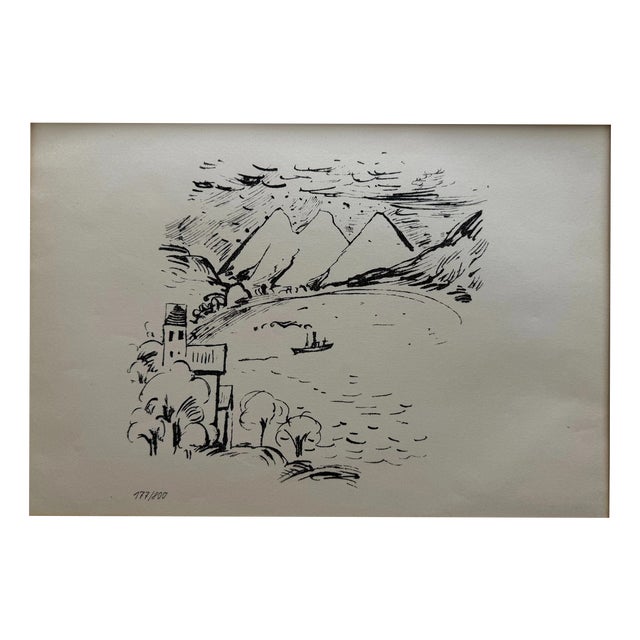 Max Pechstein, Travel Pictures Italy, Sheet 2, 1919, Lithograph For Sale